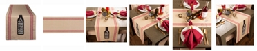 Design Imports Wine and Sunshine Table Runner 14" X 72"